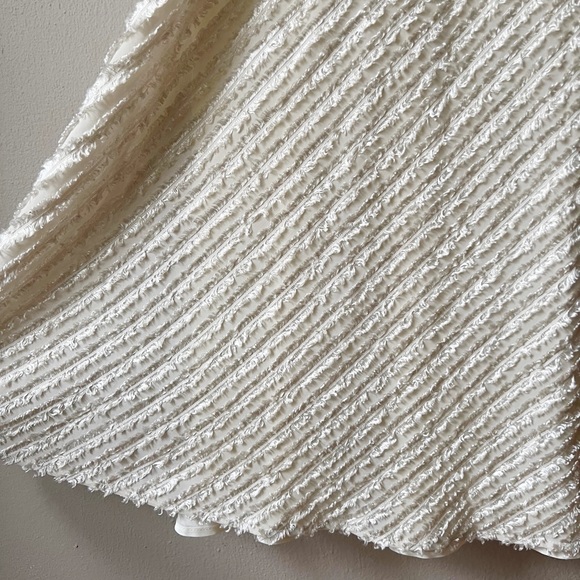 SOLD- Nanette Lepore chiffon jacquard midi dress - Picture 8 of 16